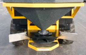 skid steer spreader attachment|Hydraulic Skid Steer Spreader with Quick Attachment Plate.